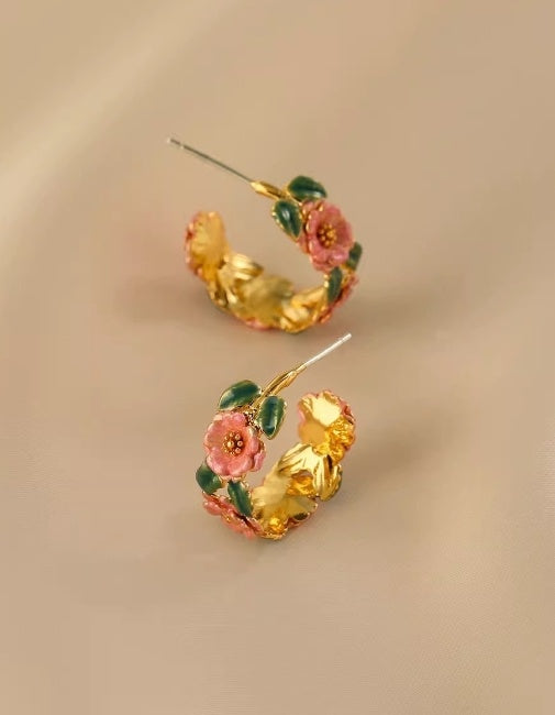 Golden Bloom Earrings