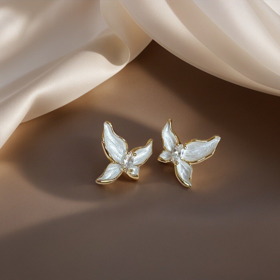 Golden Flutter Earrings