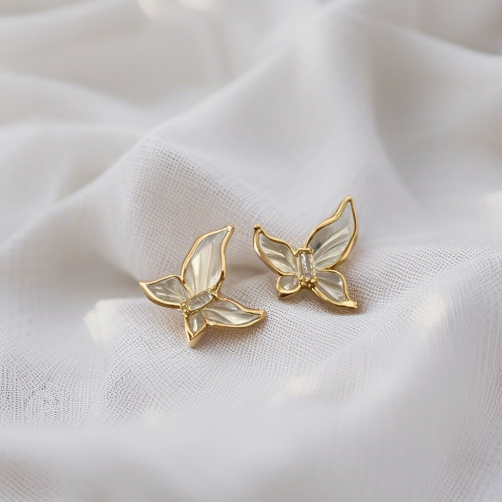 Golden Flutter Earrings