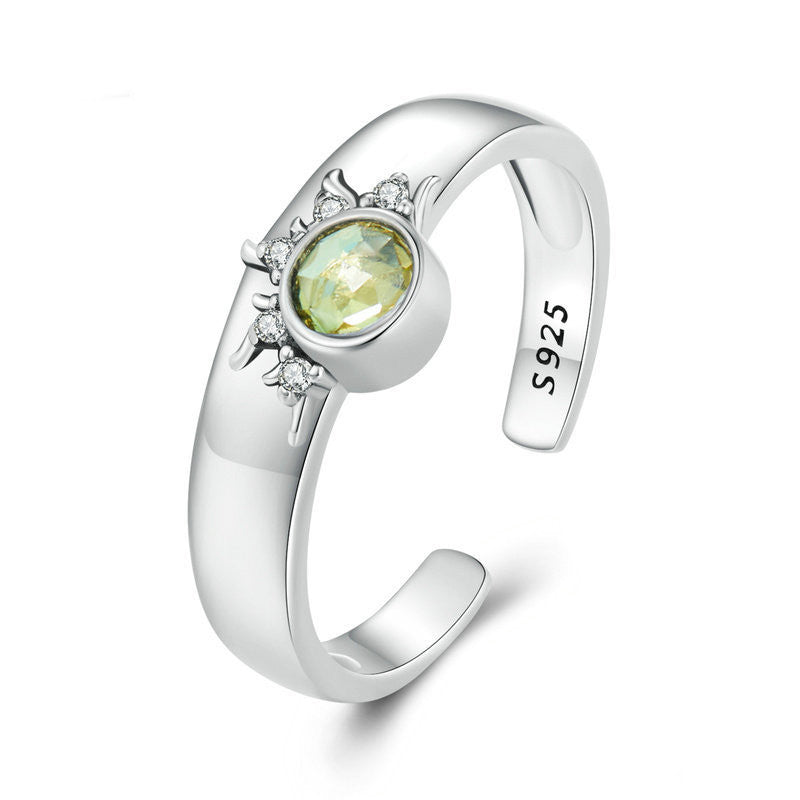 Retro Celestial Couple Rings – Sun, Moon & Star Design