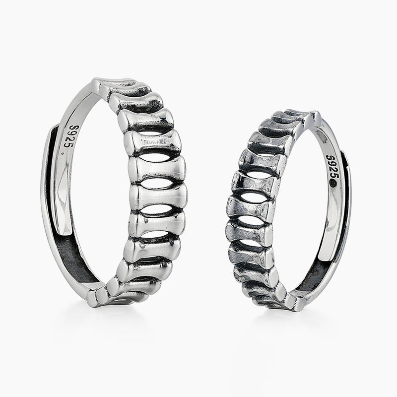Silver Couple Rings – Unique Matching Ring Pair for Lovers