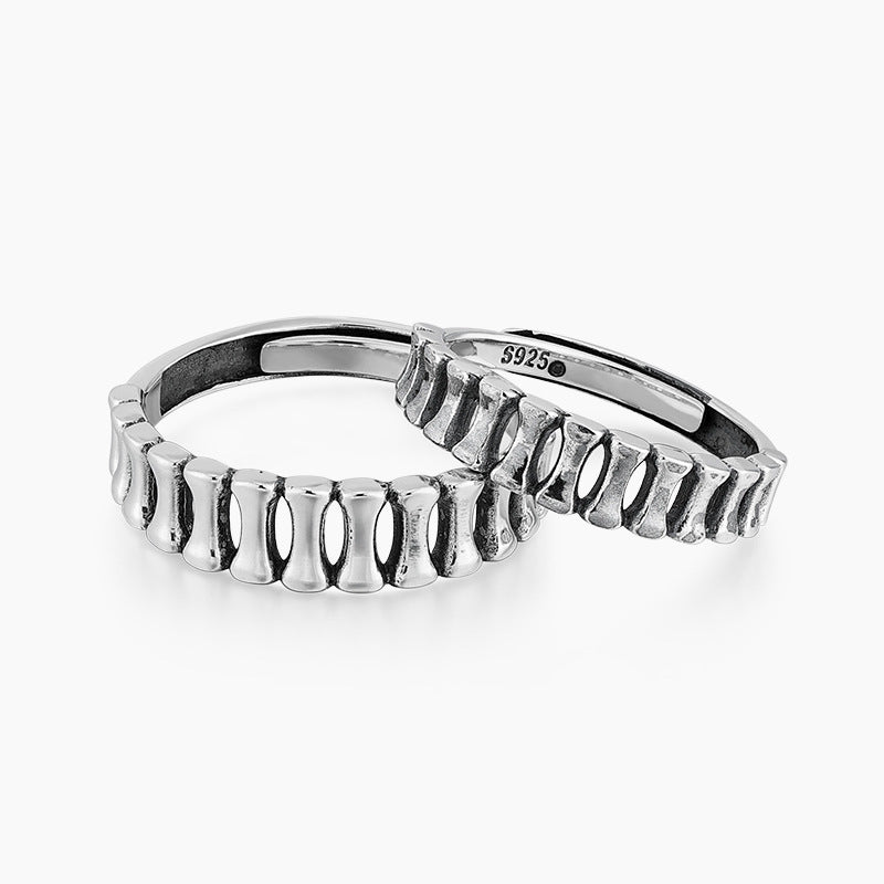 Silver Couple Rings – Unique Matching Ring Pair for Lovers
