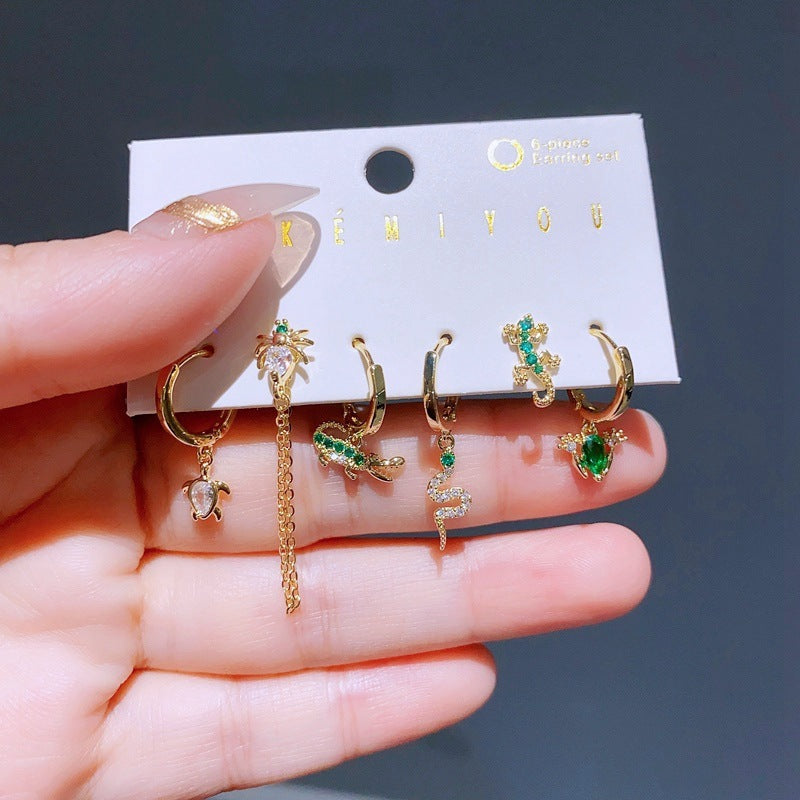 Charming Animal Earrings Set – Cute & Unique Fashion Jewelry for Women