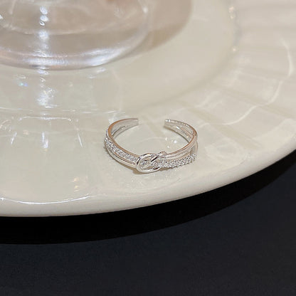 Zircon Halo Wrap Ring