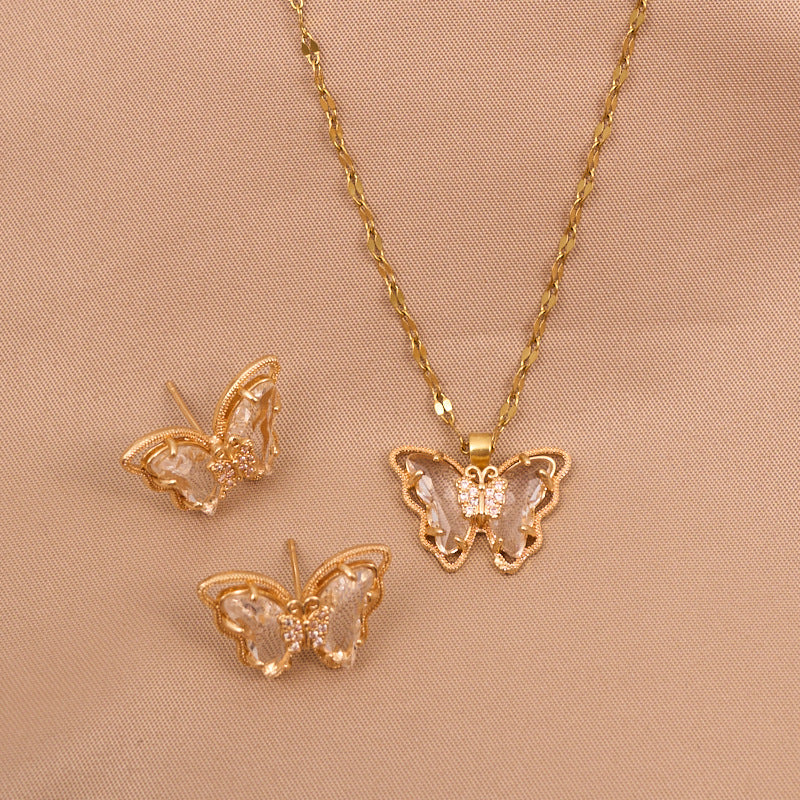 Butterfly Whimsy Jewelry Set