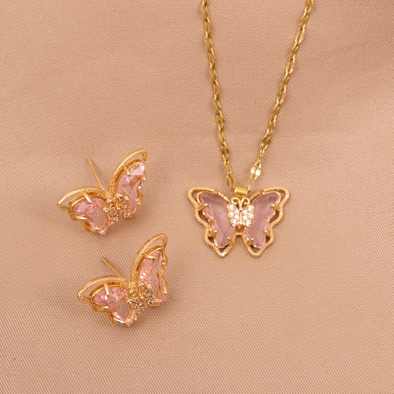 Butterfly Whimsy Jewelry Set