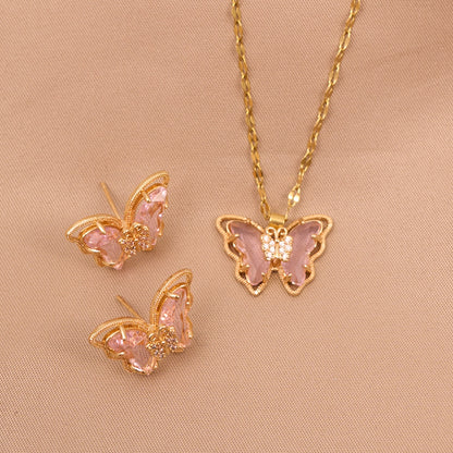 Butterfly Whimsy Jewelry Set