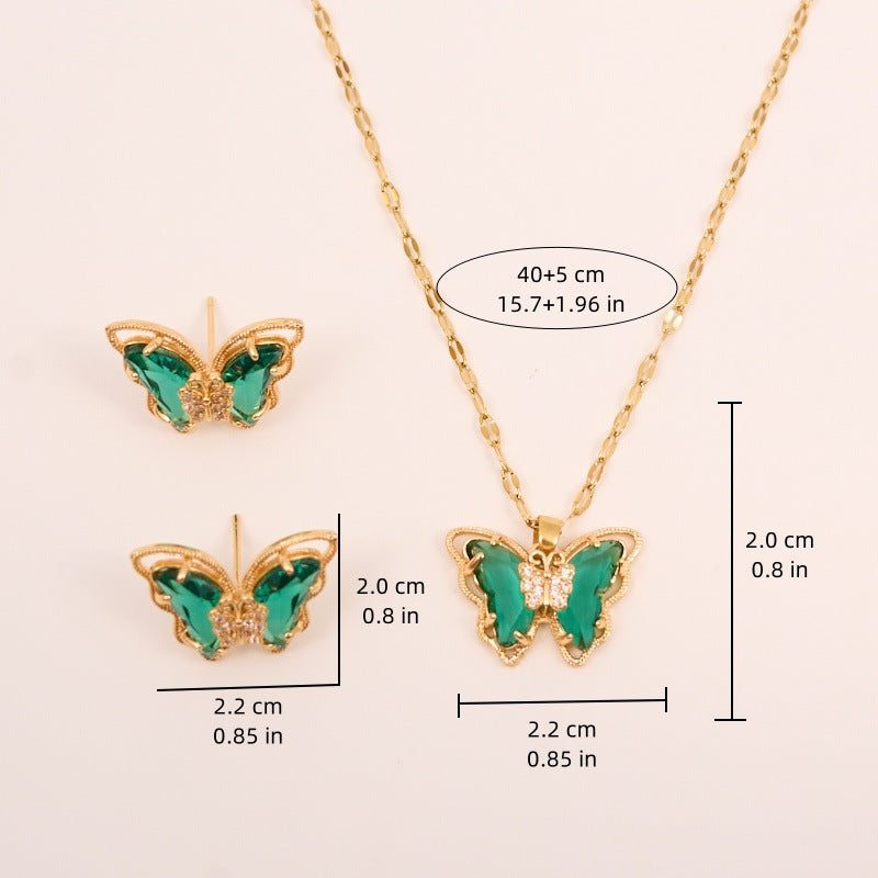 Butterfly Whimsy Jewelry Set