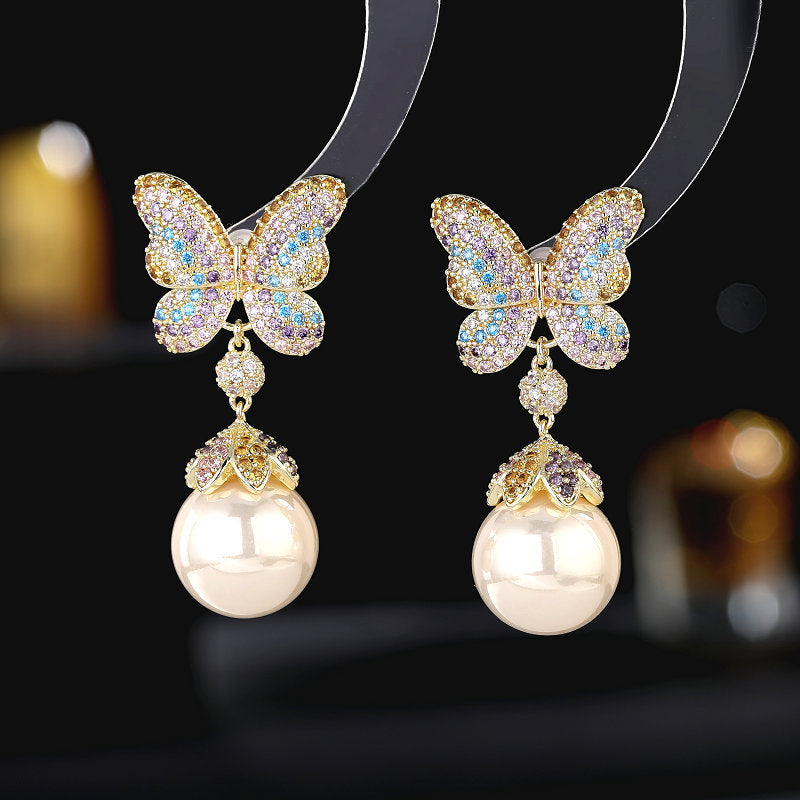 Elegant Vintage French Earrings