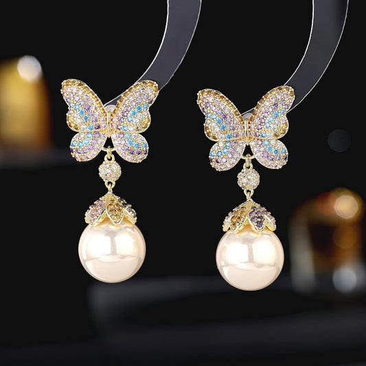 Elegant Vintage French Earrings
