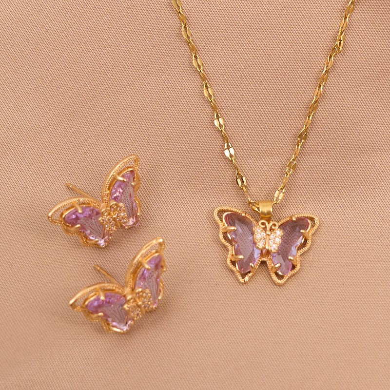 Butterfly Whimsy Jewelry Set