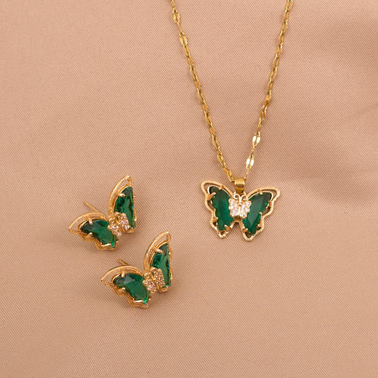 Butterfly Whimsy Jewelry Set