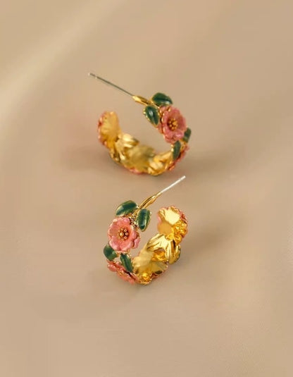 Golden Bloom Earrings